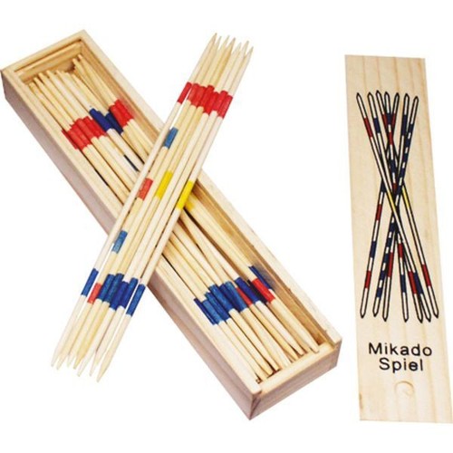 Mikado spiel holzbox - spiel, in