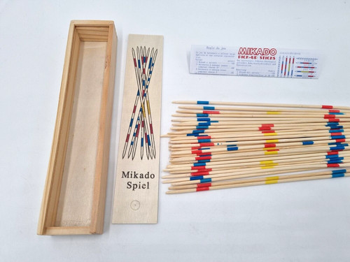 Mikado spiel holzbox - mikado,