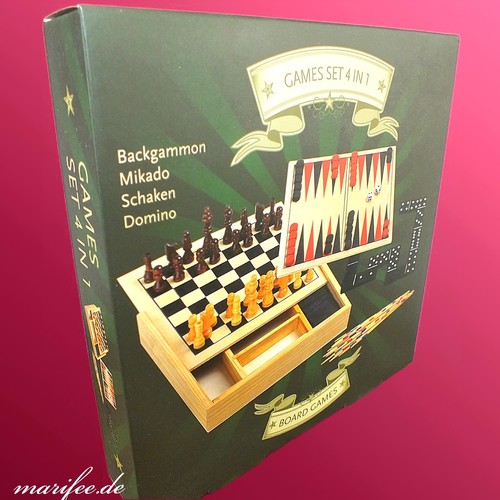 Reise spiele set holz - reise-spiele-set, 4